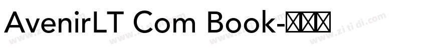 AvenirLT Com Book字体转换